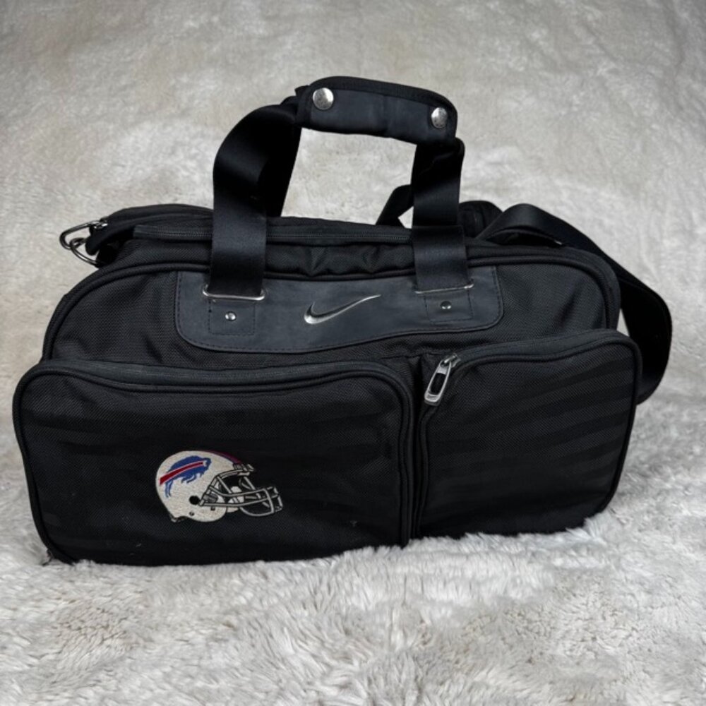 Nike Departure Golf Duffle Buffalo Bills Carry On Luggage Bag Travel Black Shoes